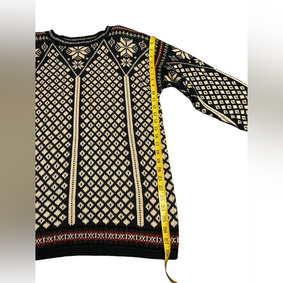 Jacque And Koko VTG Winter Sweater w/ Shoulder Pads Size 14/16 Ugly Christmas - Picture 3 of 6